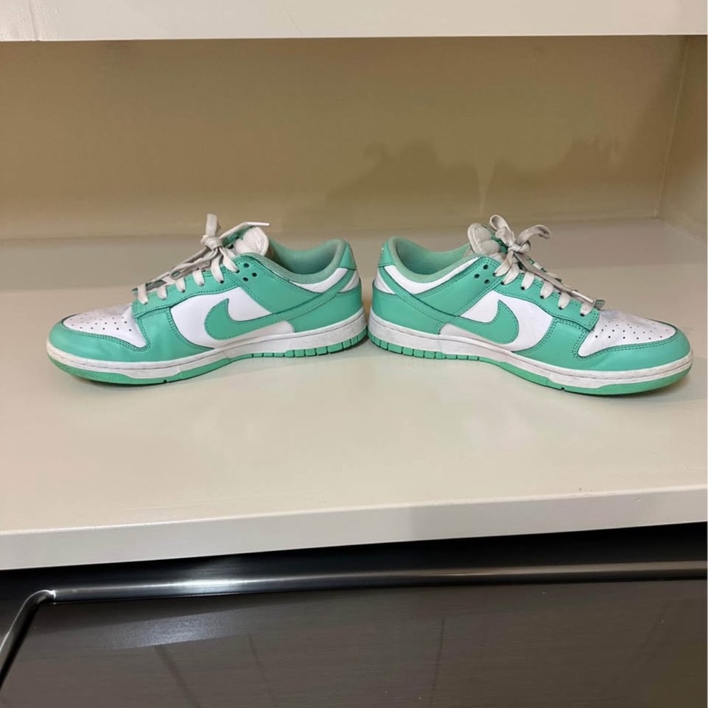 Nike Women's Mint Green and White Sneakers - Picture 2 of 5
